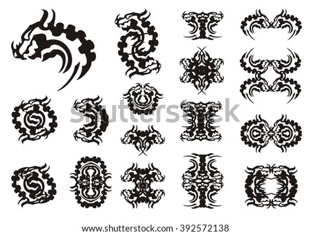 Dragon Silhouette Stock Images, Royalty-Free Images & Vectors | Shutterstock