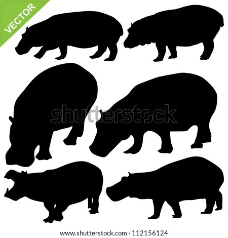 Hippo Silhouette Stock Images, Royalty-Free Images & Vectors | Shutterstock