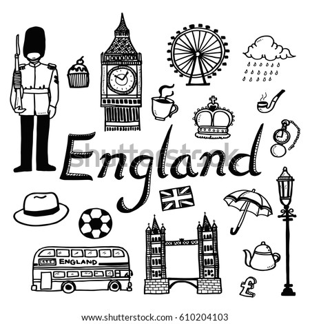 vector template doodle sketch travel tourist stock vector 610204103