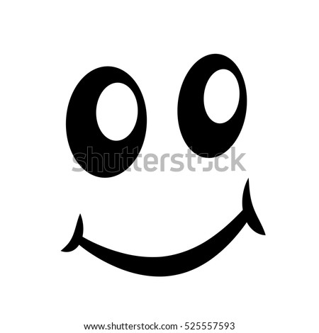Smile Vector Icon Abstract Vector Symbol Stock Vector 525557593 ...