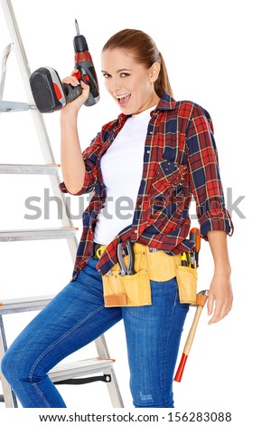 Handy woman Stock Photos, Images, & Pictures | Shutterstock