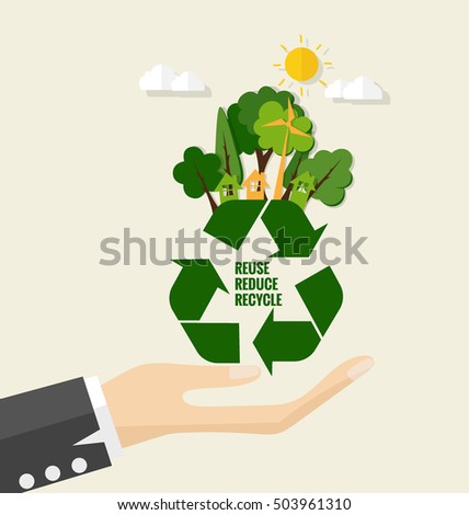 Eco Friendly Ecology Concept Recycle Symbol Stock Vector 520129024 Shutterstock Ecology Family Tree Logo Stock Vector Illustration Of Biology 91037689