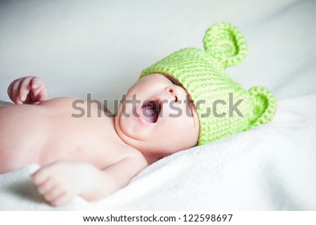 beautiful newborn boy