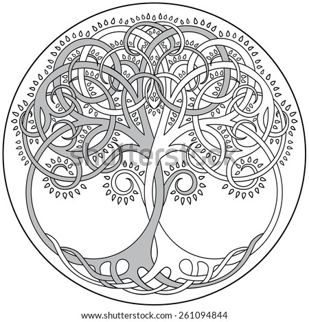 Download Tree Mandala Coloring Pages Sketch Coloring Page