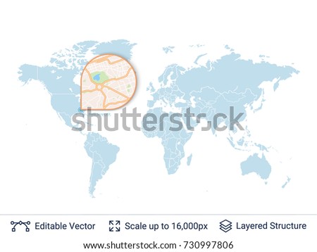 earth map template