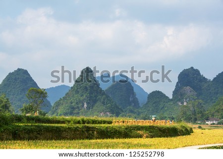 Cao Bang province in Vietnam