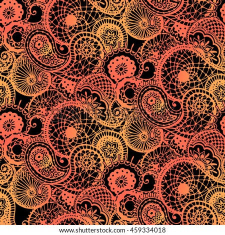 henna tattoo indian mehndi pattern black stock vector 457516918 henna tattoo indian mehndi pattern black stock vector 457516918