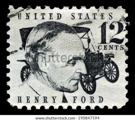 Postal stamp henry ford #3