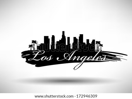 los angeles city skyline design