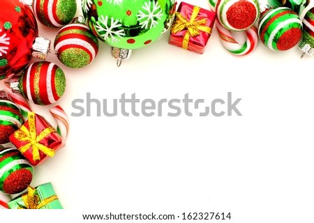 christmas ornaments border
