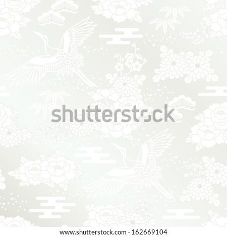 Japanese white kimono called shiromuku. Brides wear shiromuku at a traditional Japanese wedding.