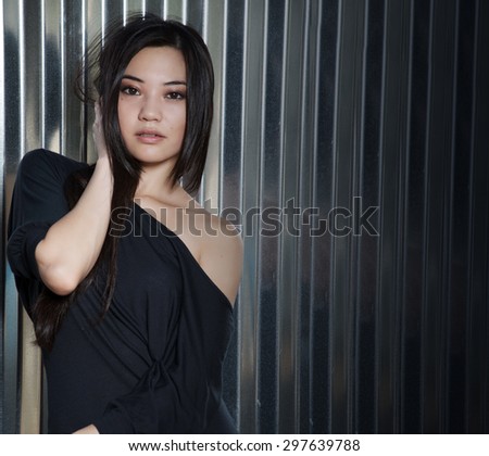 Beautiful Asian Fashion Model Stock Photo 87076757 - Shutterstock