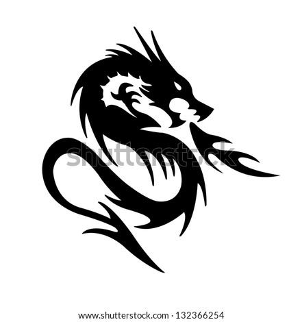 Dragon silhouette Stock Photos, Images, & Pictures | Shutterstock