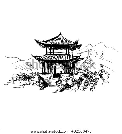 Chinese House Stock Images, Royalty-Free Images & Vectors | Shutterstock