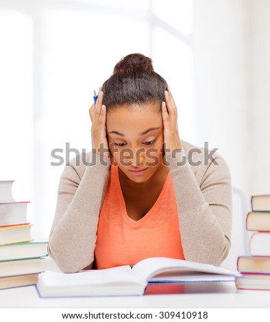 Young Girl Studying Living Room Home Stock Photo 57835558 - Shutterstock