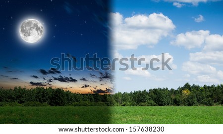 Day Night Background Stock Photo (Edit Now) 157638230 - Shutterstock
