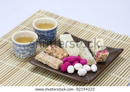 chinese tradition candy for lunar new year