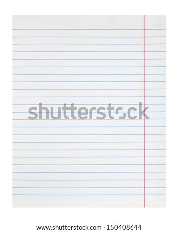 Nice lined paper