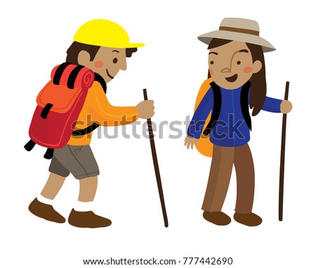 Cartoon Hiker Stock Images, Royalty-Free Images & Vectors | Shutterstock