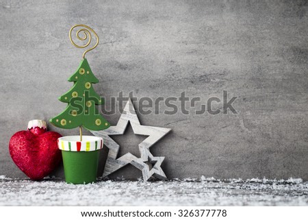 Christmas background, greeting card. Decoration.