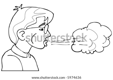 Blowing Air Stock Vector 3312514 - Shutterstock