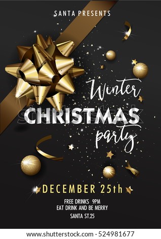 save the date christmas party template free