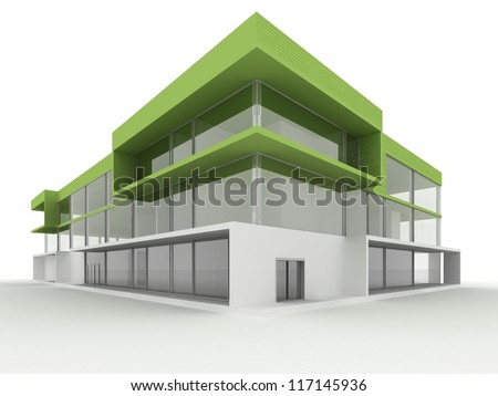 design of modern office building environmentally friendly green architecture