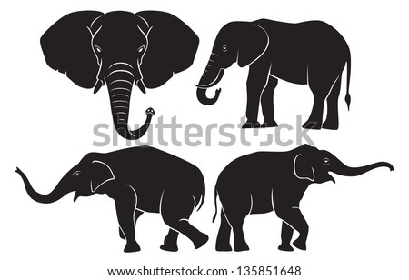 the figure shows the animal elephant