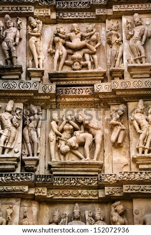 Funky tasting spunk Kandariya erotic sculptures