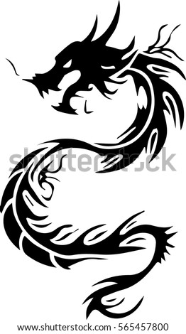 tribal dragon tattoo stock images royalty free images u0026 vectors tribal dragon tattoo stock images royalty free images u0026 vectors