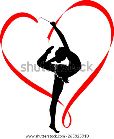 Gymnastics Logo Stock Vector 265825910 - Shutterstock