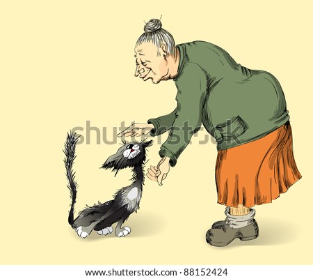 Cartoon Granny Stock Photos, Images, & Pictures | Shutterstock