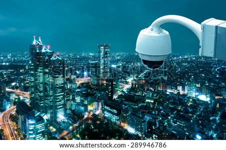city in background