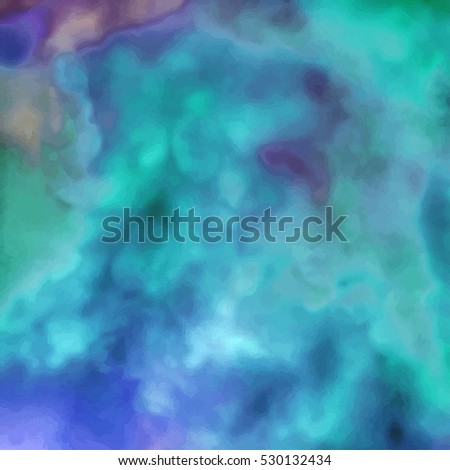 Abstract watercolor texture, iridescent holographic background, vector illustration