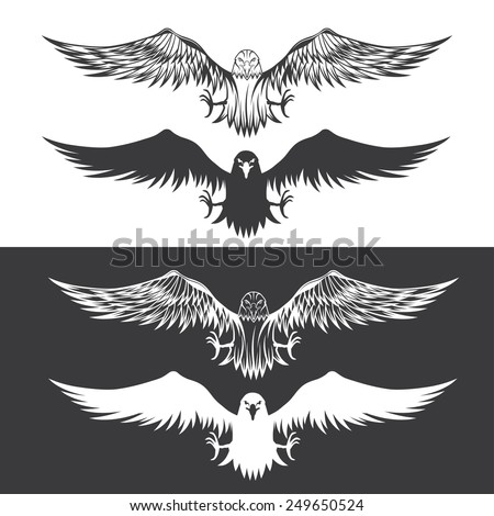 Wings Set Vector Illustration Stock Vector 106990391 - Shutterstock