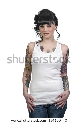 Tatoo Woman Stock Photos, Images, & Pictures | Shutterstock