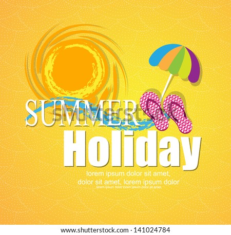 summer holidays background