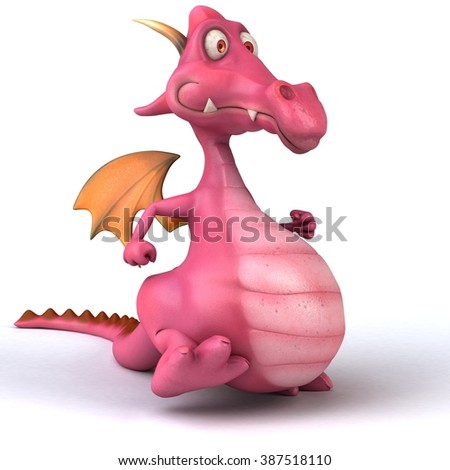 Baby Dragon Pink Sad Stock Illustration 85666894 - Shutterstock