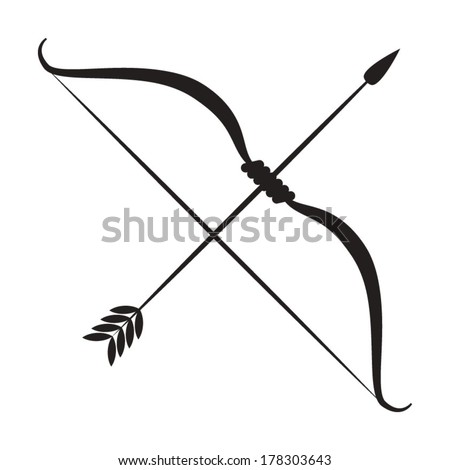 Bow Arrow Stock Vector 178303643 - Shutterstock