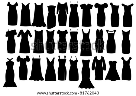 Dress silhouette Stock Photos, Images, & Pictures | Shutterstock