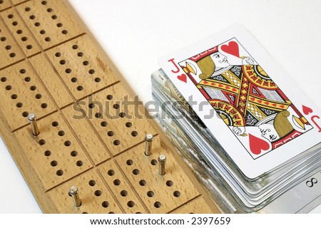Cribbage Board And Cards Cribbage Board And Cards