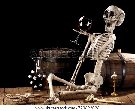 stock-photo-skeleton-with-a-wine-glass-i