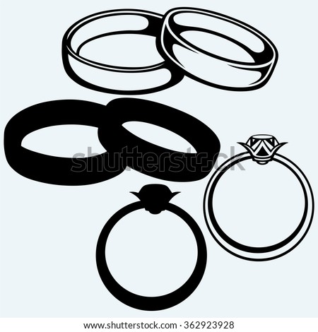 Wedding Rings Vector Stock Images, Royalty-Free Images ...