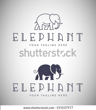 Elephant Emblem for Your Business
