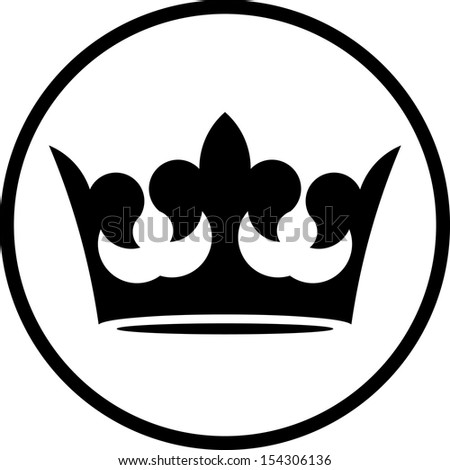 Crown Vector Icon Stock Vector 154306136 - Shutterstock