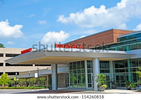 Medical Center Sign Over New Hospital Stock Photo 50290621