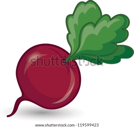 Cartoon Beet Stock Vector 119599423 - Shutterstock