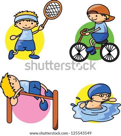 Cartoon Sport Icon Stock Vector 125543549 - Shutterstock