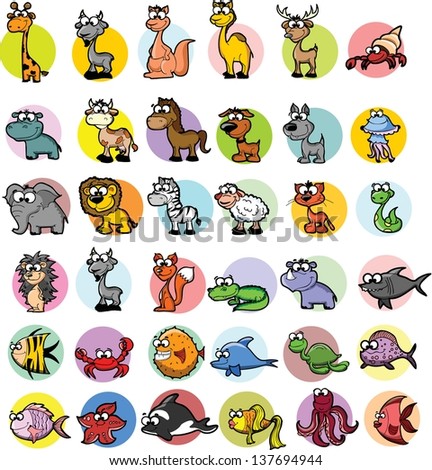 Cartoon Animals Stock Images, Royalty-Free Images & Vectors | Shutterstock