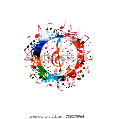 Abstract Music Background Stock Vector 113867317 - Shutterstock